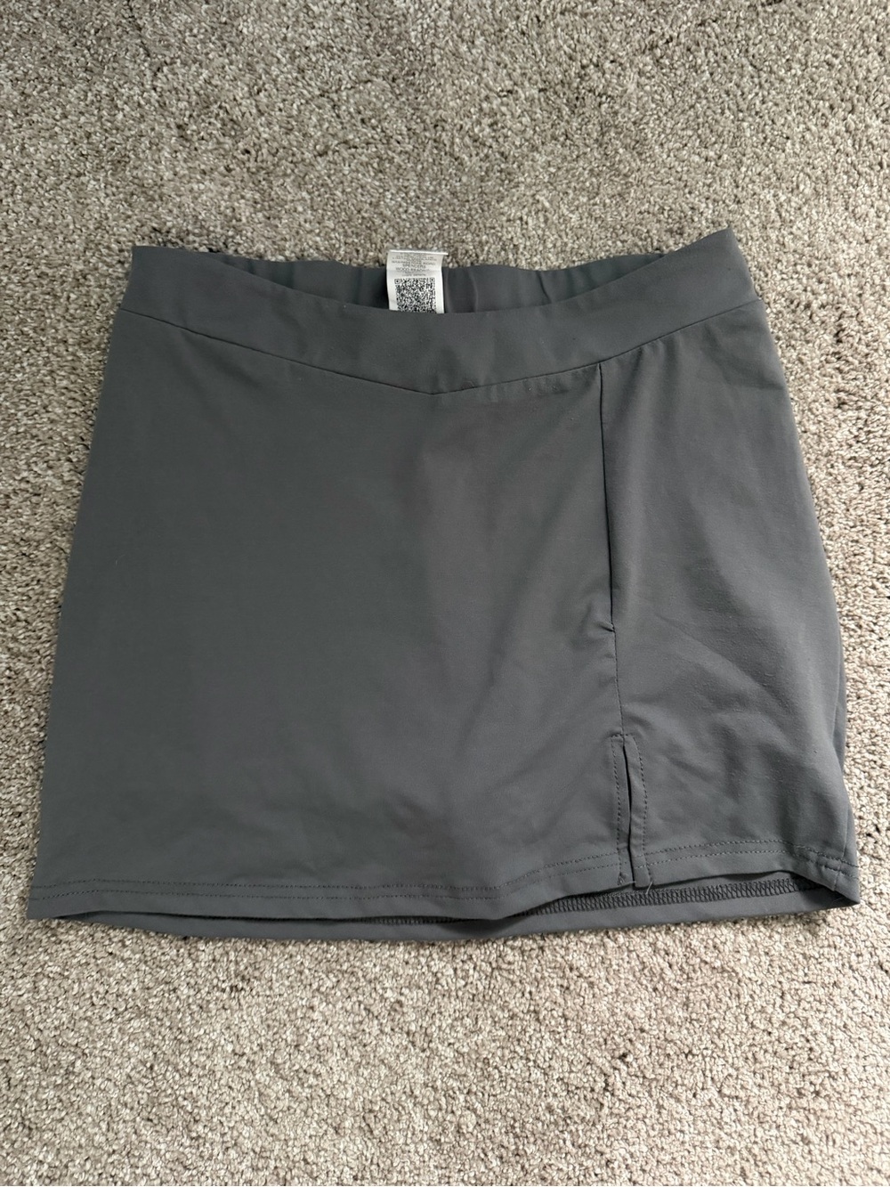Women's Gray Bodycon Skort